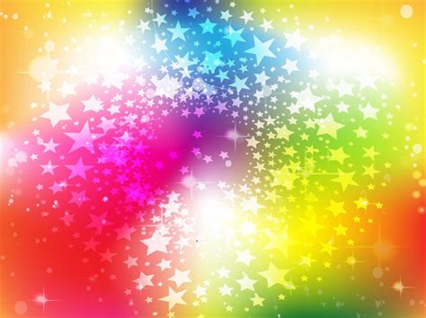Free Download Colorful Background With Stars 1024x765 For Your
