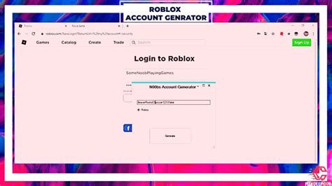 Roblox Account Generator With Robux 2023 Free New Working