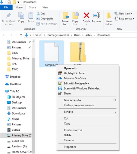 How To Open Rar Files In Windows 1110