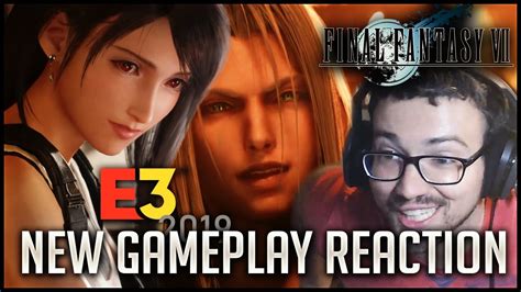 Final Fantasy 7 Remake E3 2019 Tifa Reveal And New Gameplay Reaction