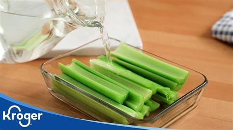 Kitchen Hacks Keeping Celery Crisp Diy And How To Kroger Youtube