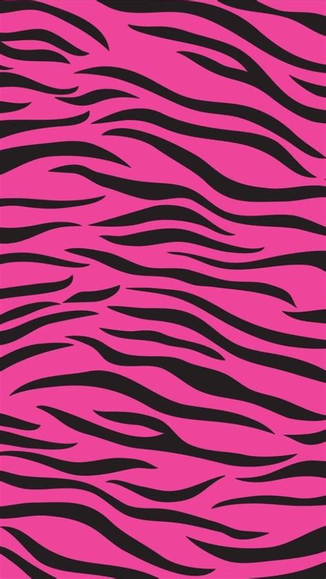 Pink Tigerzebra Wallpaper Animal Print Background Animal Print