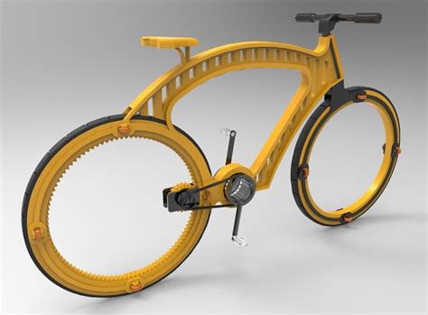 Hubless Bicycle Concept Design 3d Model Stl