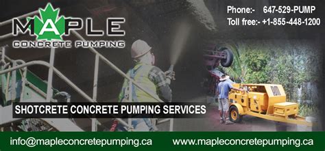 Uses Of Dry And Wet Mix Shotcrete Concrete Maple Concrete Pumping