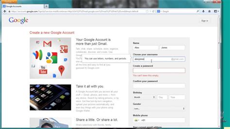 How To Create A Gmail Account Make New Gmail Account Open Email