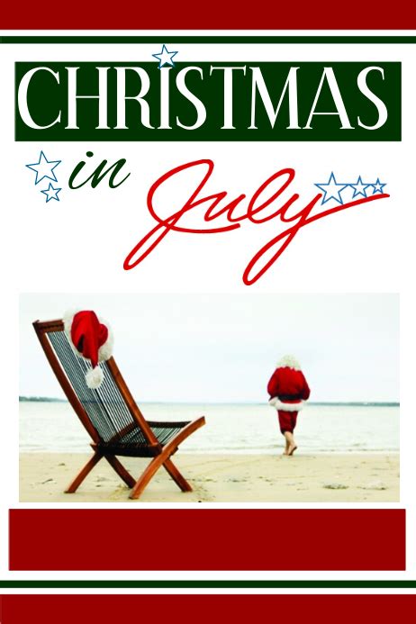 Christmas In July Template Postermywall