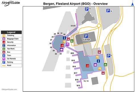 Bergen Bergen Flesland Bgo Airport Terminal Maps