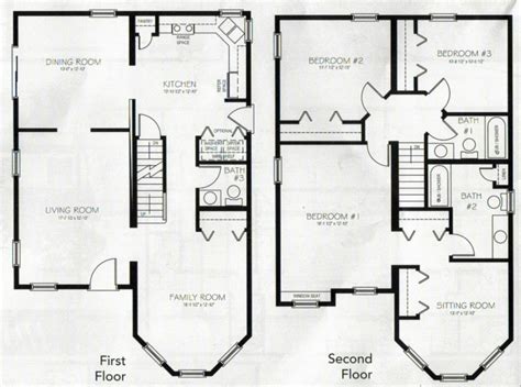 Many to choose from and various sizes that can be customized. two story house plans