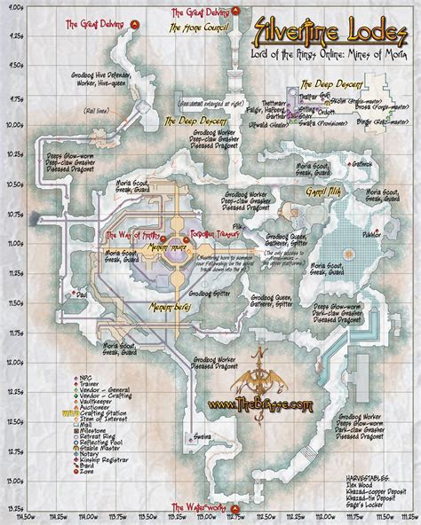 Mines Of Moria Map The Hobbit Movies Tolkien Map