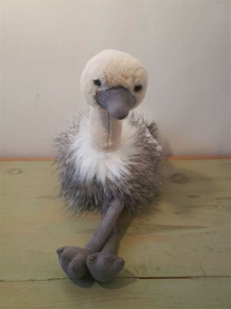Purely Luxe Aurora Stuffed Animal Ostrich Plush Bird Soft Fluffy Toy
