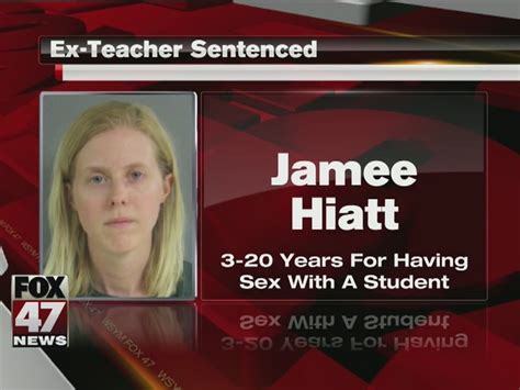 Ex Teacher Sentenced For Sex With Student