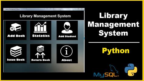 Library Management System Python Youtube