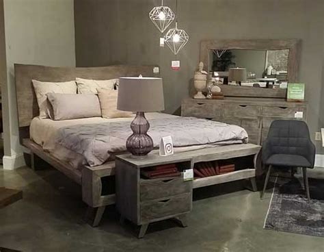 Mercers furniture corona grey wax 3 drawer bedside. Mahogany and More Solid Wood Items - London Loft Weathered ...
