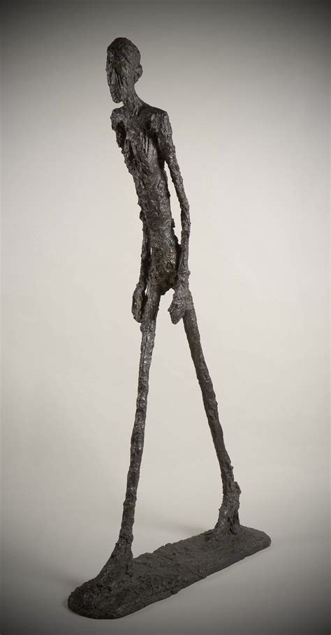 Alberto Giacometti Lhomme Qui Marche I 1961 Existentialism Escultura