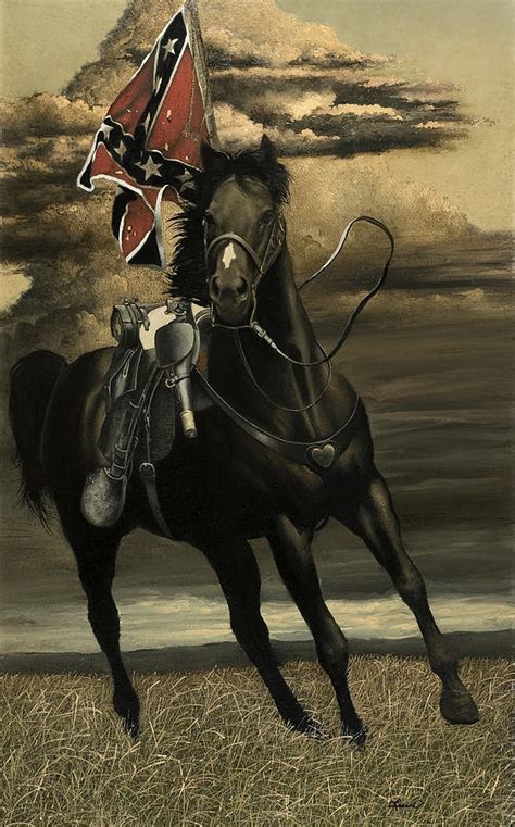 War Horse Painting By Ron Lesser