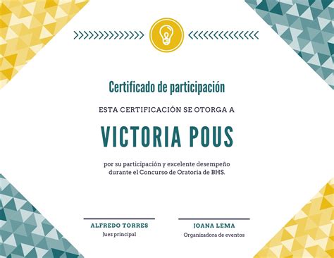 Crear Certificados De Participación Online Gratis Canva