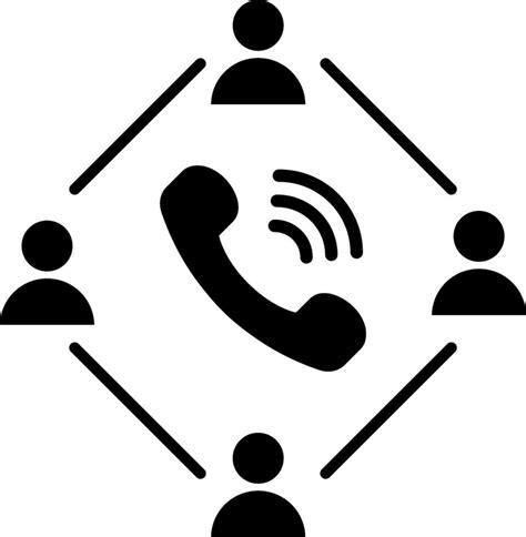 Vector Illustration Of Conference Call Icon 24950063 Vector Art At