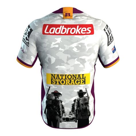 When i got the jersey out of the frame it was very apparent that it had been damaged by both the light and the acidity from the matting. Brisbane Broncos 2019 NRL Men's Anzac Jersey (S - 3XL ...