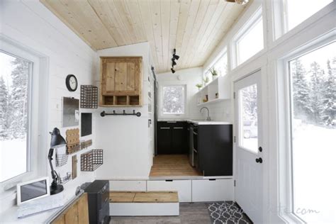 Ana Whites Open Concept Tiny House Features Lounge That Turns Into