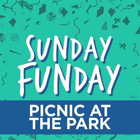 Sunday Funday Picnic At The Park Is Today It Looks Like The Rain Is