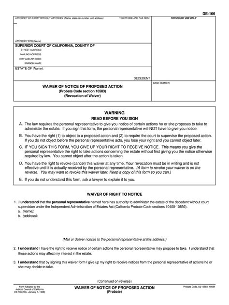 Proposed Probate Form Fill Out And Sign Printable Pdf Template Signnow