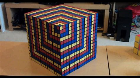 Cube In A Cube Pattern X 15 With 125 Rubiks Cubes Youtube
