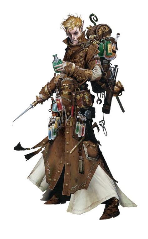 Pathfinder Iconic Alchemist Character Art Dungeons And Dragons