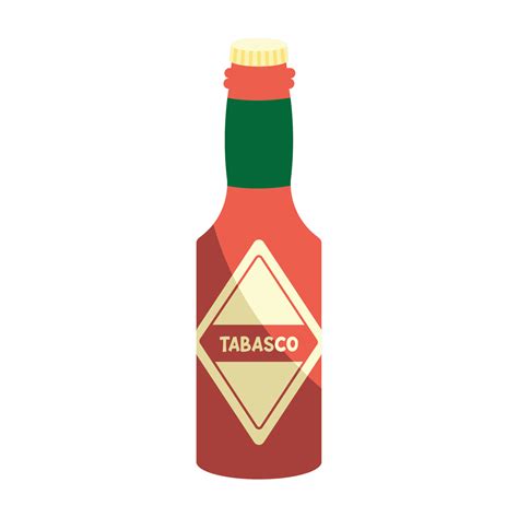 Tabasco Sauce Bottle 13697682 Vector Art At Vecteezy