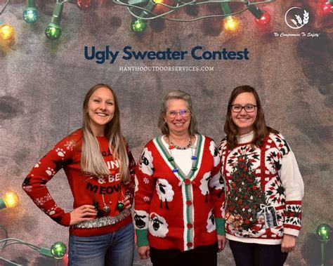 Ugly Sweater Contest Hantho Outdoor Services