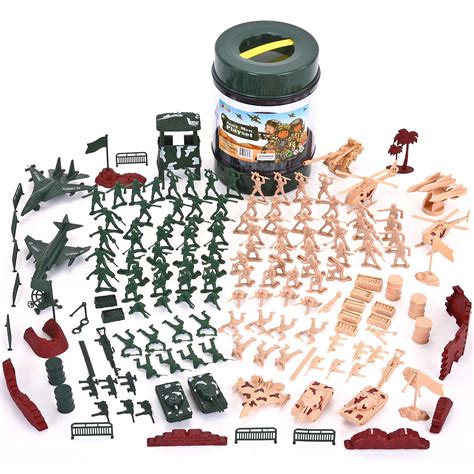 Buy Joyin Soldier Playset Army Men Play Bucket Army Action Figures