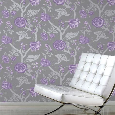 38 Grey And Purple Wallpaper
