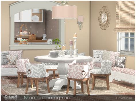 Monica Dining Room By Severinka At Tsr Sims 4 Updates