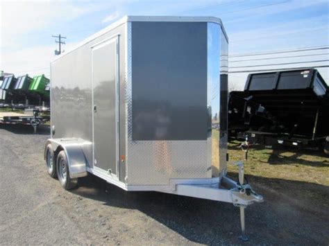 Cargo Pro 6x12 V Nose Aluminum Trailer Dual Axle