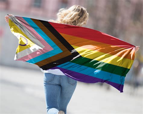 Intersex Inclusive Progress Pride Flag X LGBTQIA Gay Etsy