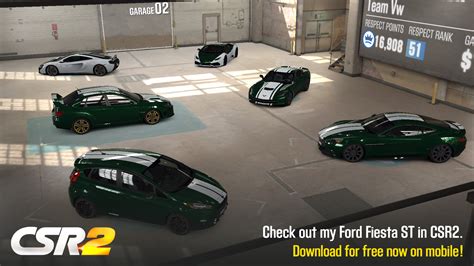 One Of My Garages In Csr Racing 2 With My Obvious Color Scheme
