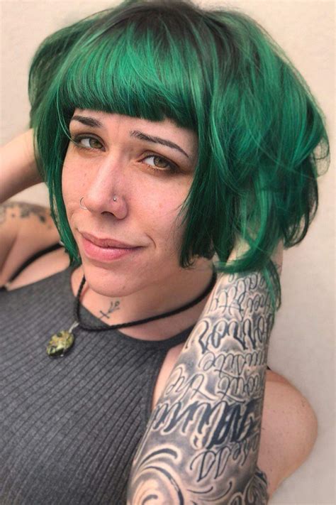 Green Hair For Guys
