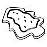 Cookie clipart black and white chocolate chip cookie clip art house cookies clipart for teachers. Abeka | Clip Art | Christmas Cookie—tree with red frosting