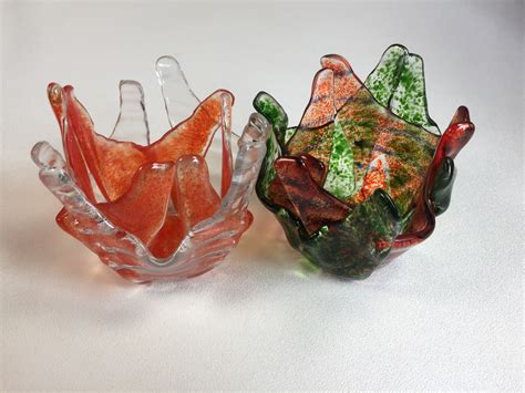 New Fused Glass Votives Elegant Fused Glass By Karen