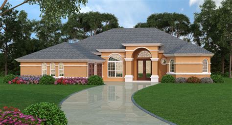 Search our database of thousands of plans. Mediterranean House Plan with 4 Bedrooms and 3.5 Baths ...