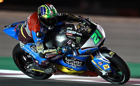 morbidelli claims career first moto2 pole position in qatar