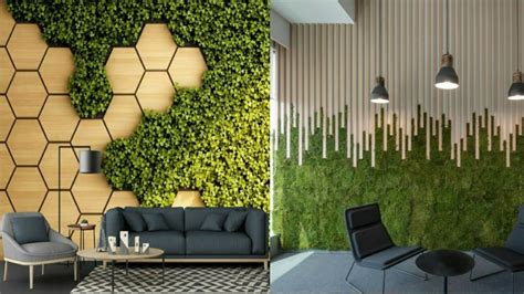 Wall Decor Modern Artificial Grass Design Ideas For Interior Wall