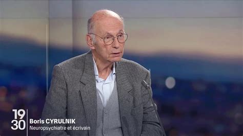 19h30 Entretien Avec Le Neuropsychiatre Et Ethologue Boris Cyrulnik