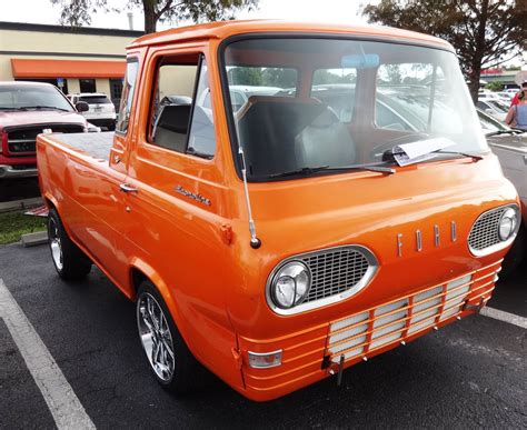 Introduced for the 1961 model year as a cargo van, pickup truck, and a passenger van (station bus/club wagon). First Generation Ford Econoline Pickup