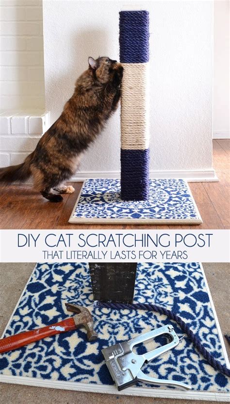 Diy Cat Scratcher Post 25 Easy Diy Cat Scratching Post Ideas