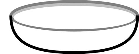 Bowl In Black And White Clip Art at Clker.com - vector clip art online