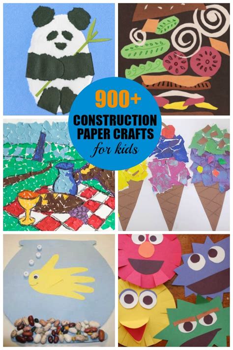 Construction Paper Crafts For Kids