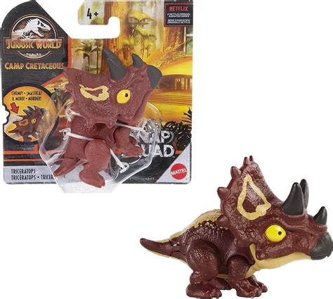Buy Jurassic World Camp Cretaceous Snap Squad Triceratops Figure Online