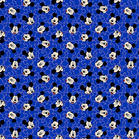 Disney Fabric Mickey Mouse Fabric Mickey Mouse Face Toss Knit