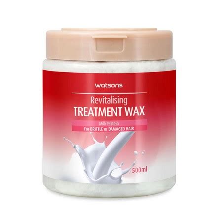 Watsons conditioning treatment wax avocado for dry or dull hair. Watsons Treatment Wax Milk Protein reviews