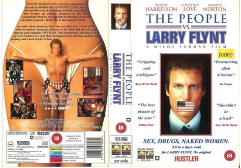 People Vs Larry Flynt The 1996 On Columbiatri Star Home Video United Kingdom Vhs Videotape
